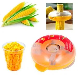 Corn cutter tool – one-step kerneler in orange