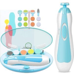 Crazy Deals 35 Electric baby nail trimmer – safe multicolor grooming tool