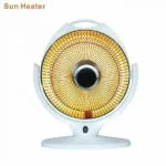 Portable electric heater – compact 400W white design