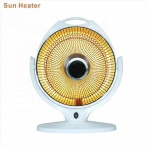 Portable electric heater – compact 400W white design