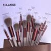 Foundation and blending brush set – soft bristles with ABS handles