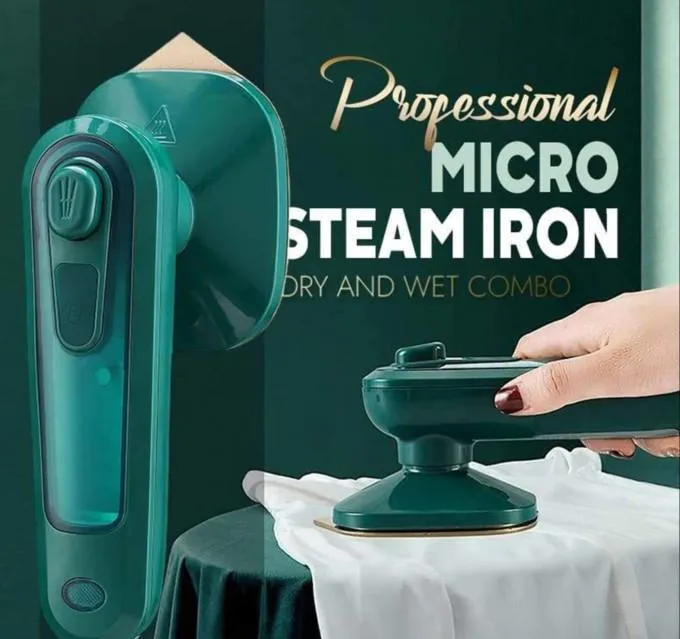 Portable mini electric iron – compact design, dual voltage