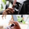 Universal car phone mount for hands-free use