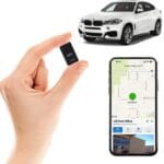 Compact GPS tracker device – black design