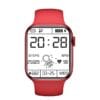 Red stylish smart watch – modern lifestyle accessory