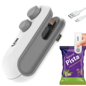 Bag sealing machine – portable food sealer, white