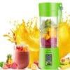 Portable electric smoothie blender – 6 blade green color