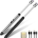 Electric lighter – stainless steel rechargeable multicolor