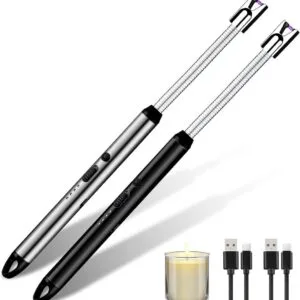 Electric lighter – stainless steel rechargeable multicolor