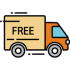 Fashion 11 Fast delivery truck icon – Hafta Bazzar