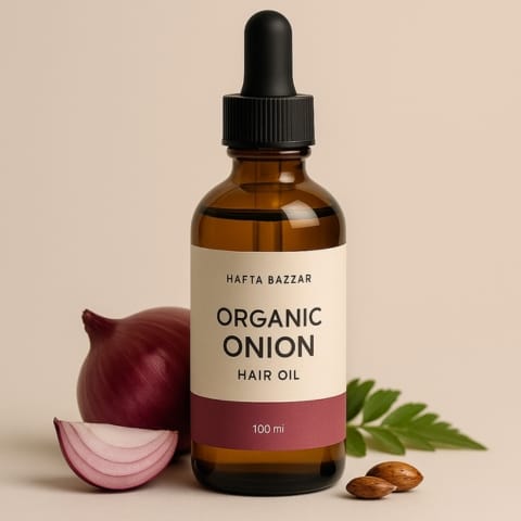 Fashion 18 Hafta Bazzar Organic Onion Hair Oil 100ml bottle