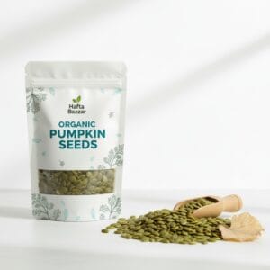 Pumpkin seeds rich in protein and magnesium