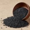Close-up kalonji seeds – traditional herbal remedy