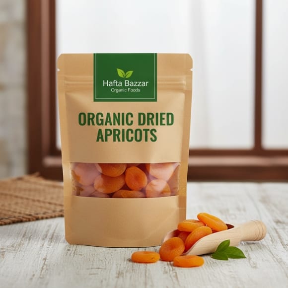 Bowl of dried apricots – natural healthy snack